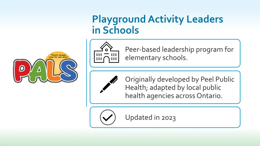 playground activity leaders in schools