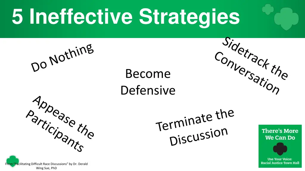 5 ineffective strategies