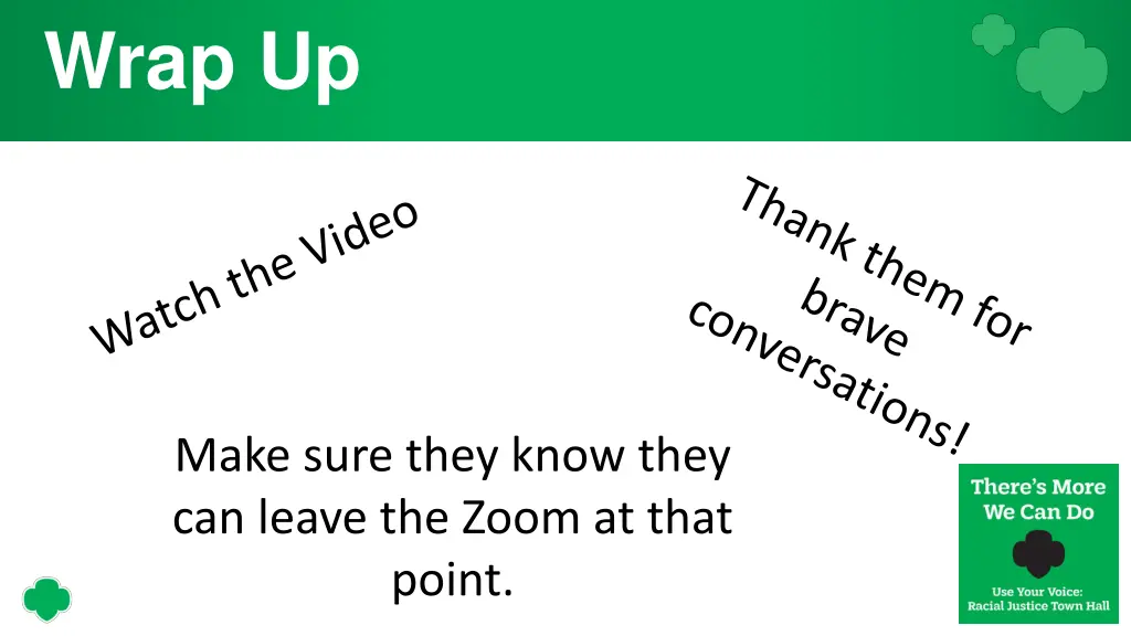 wrap up