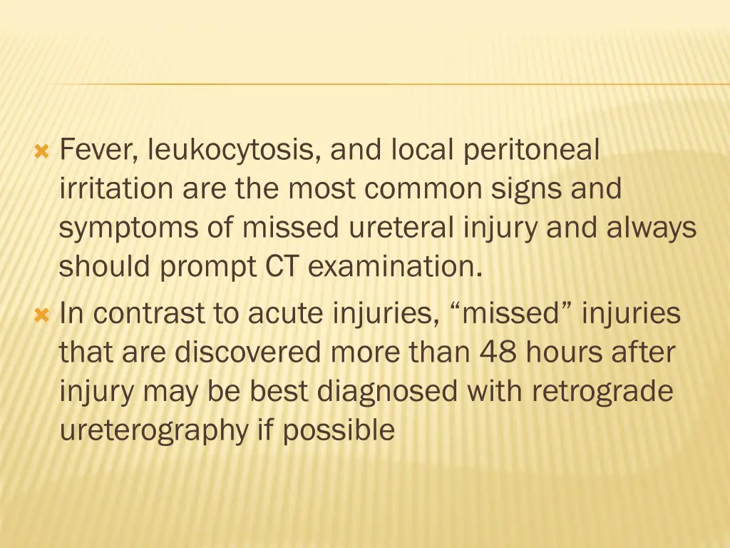 fever leukocytosis and local peritoneal