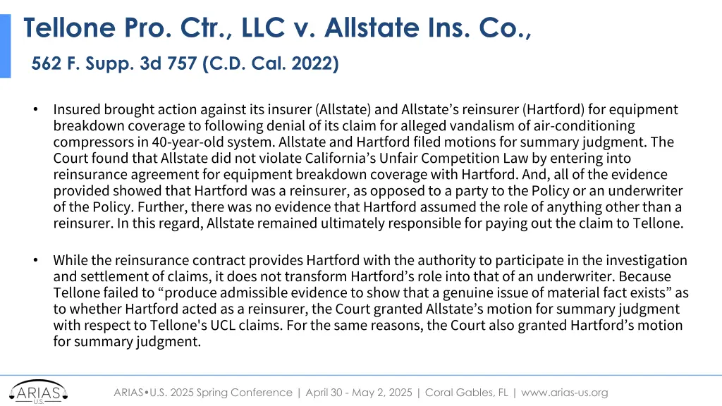 tellone pro ctr llc v allstate ins co 562 f supp