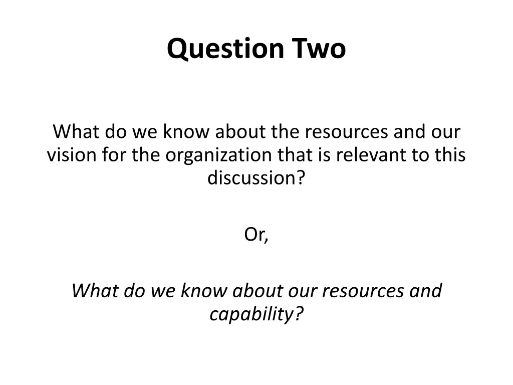question two