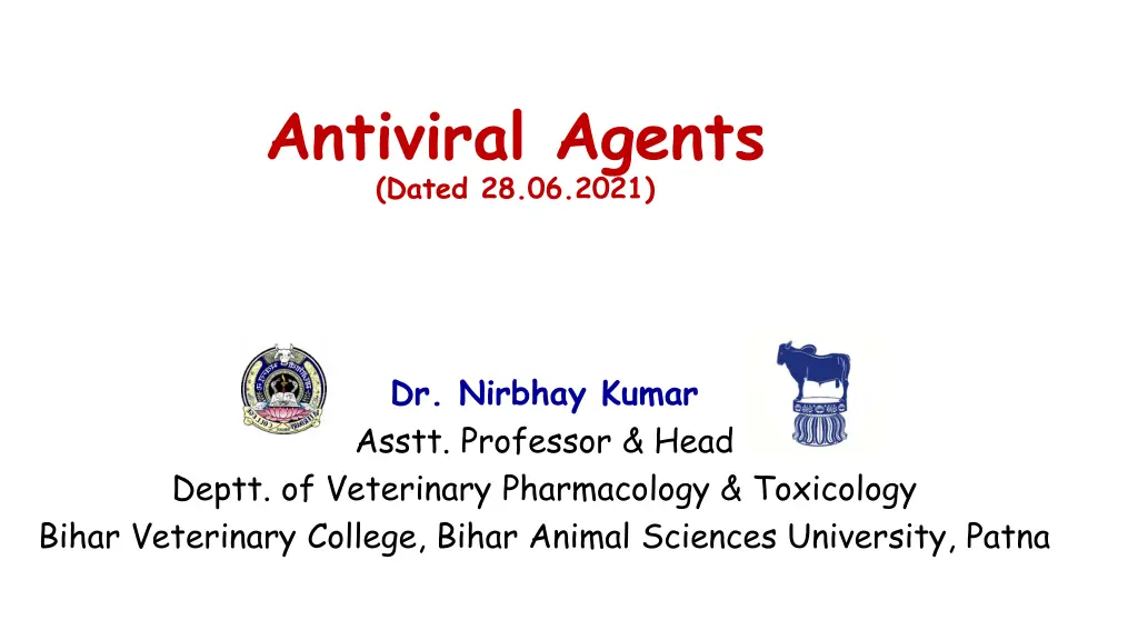 antiviral agents dated 28 06 2021