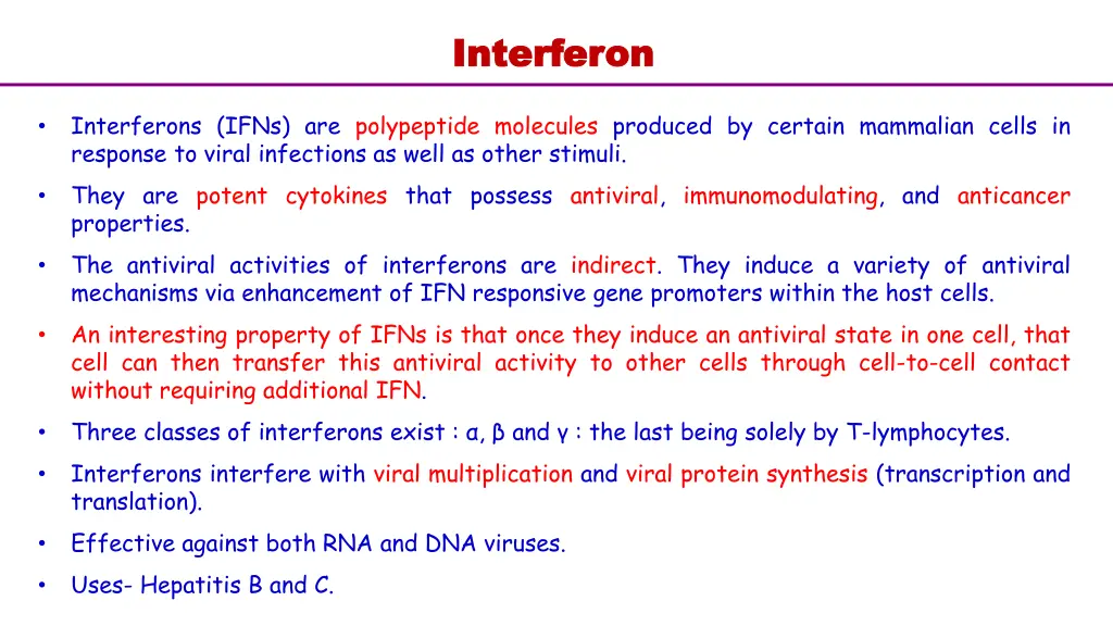 interferon interferon
