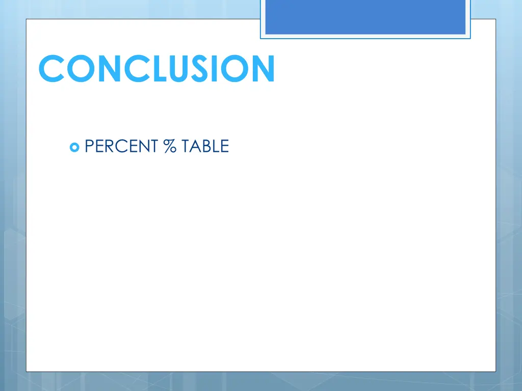 conclusion