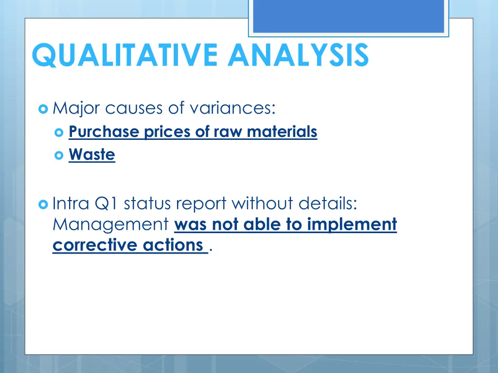 qualitative analysis