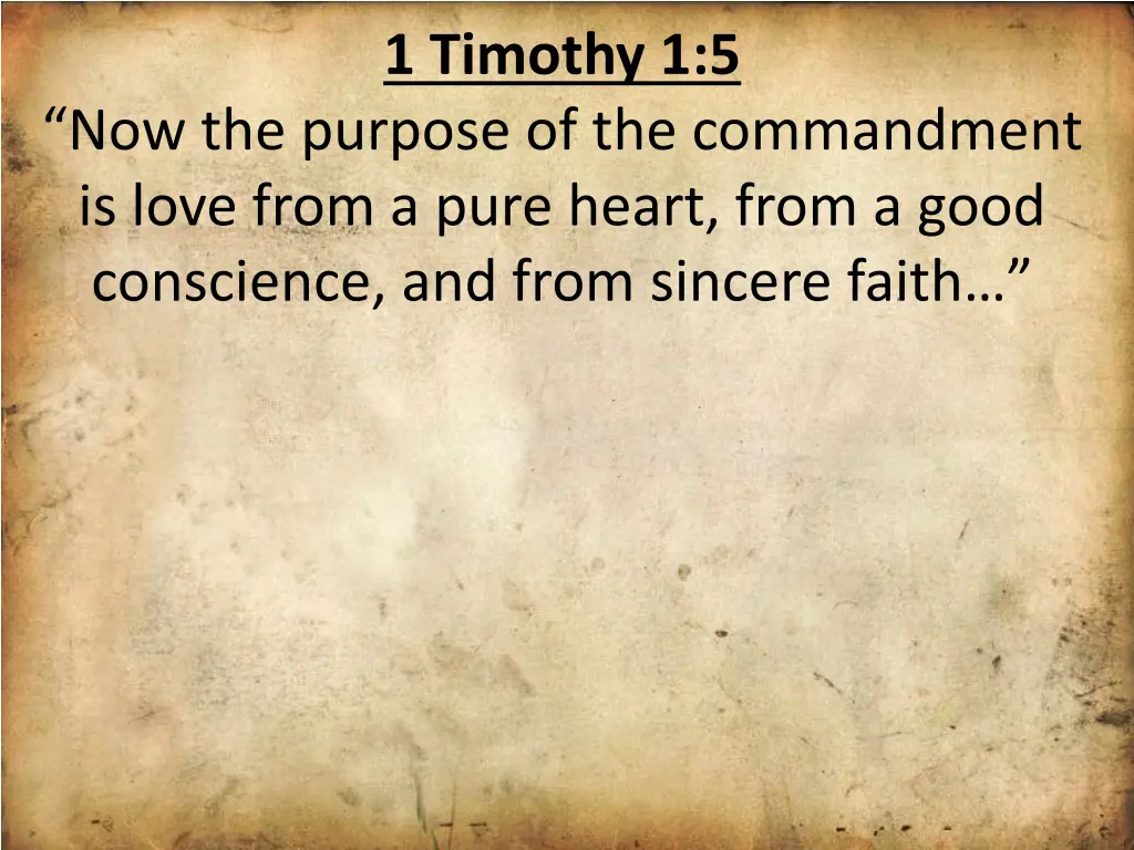 1 timothy 1 5