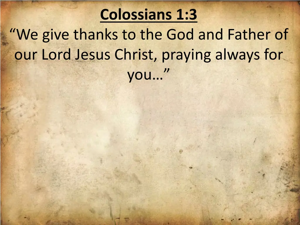 colossians 1 3
