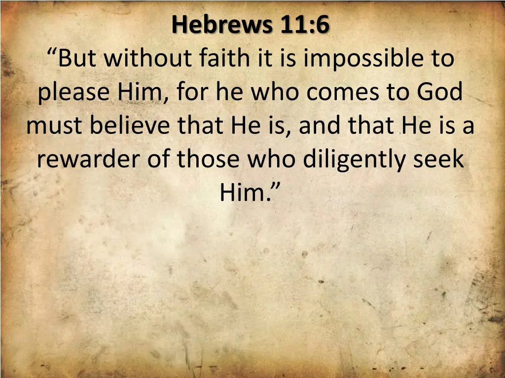 hebrews 11 6
