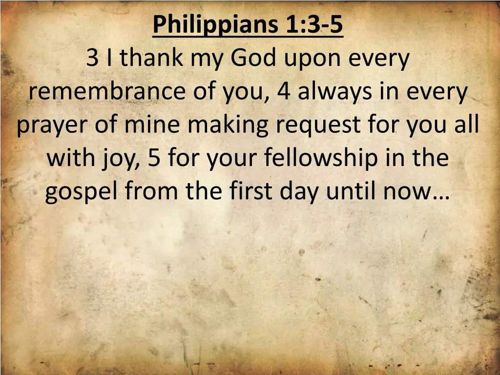 philippians 1 3 5 3 i thank my god upon every