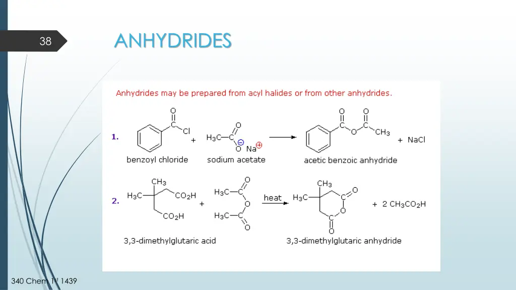 anhydrides