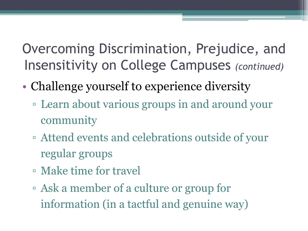 overcoming discrimination prejudice 1