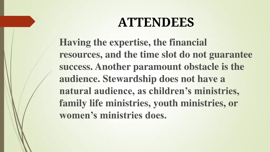 attendees