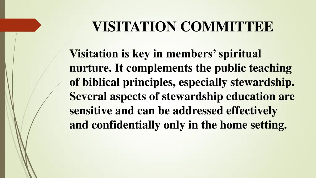 visitation committee