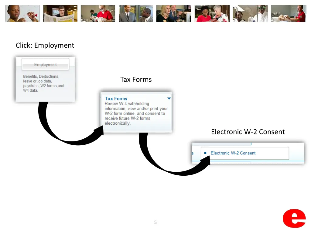 click employment