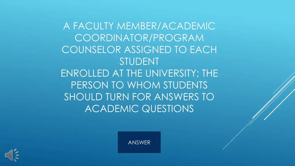 a faculty member academic coordinator program