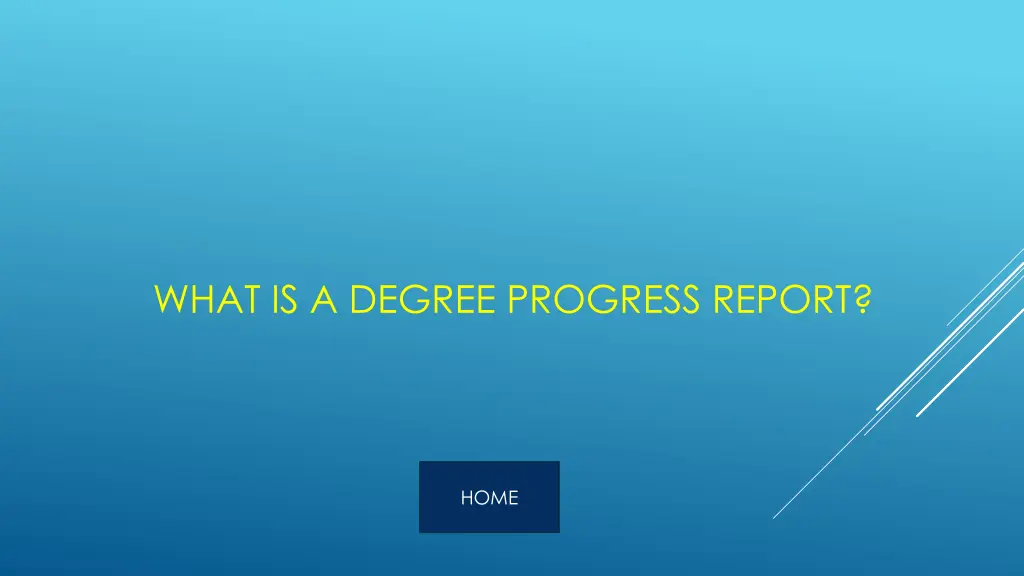 what is a degree progress report