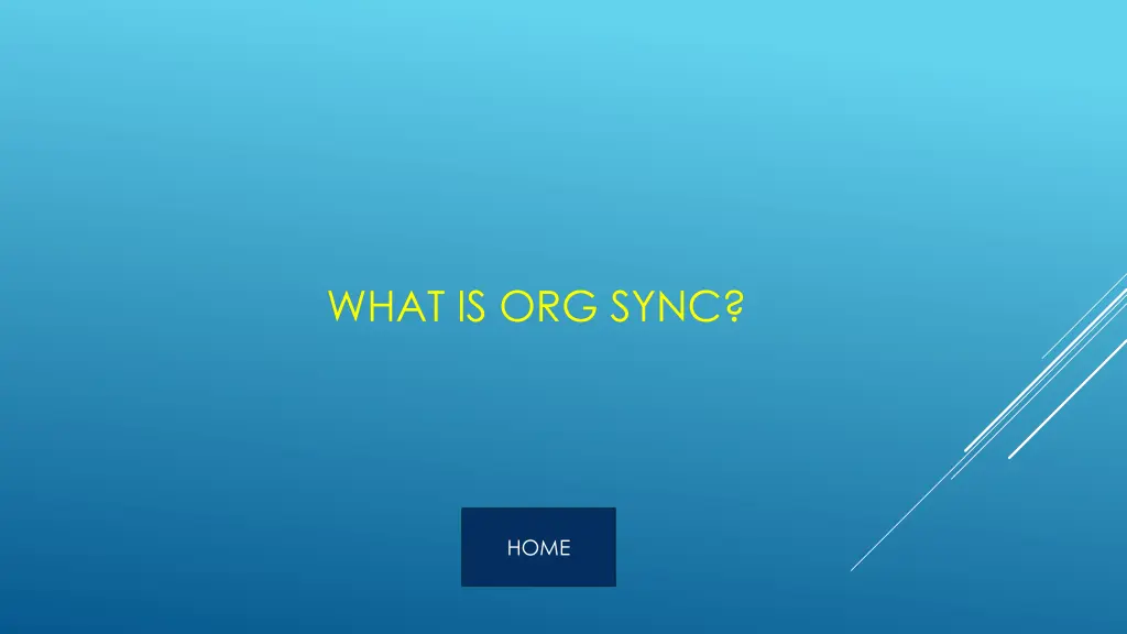 what is org sync