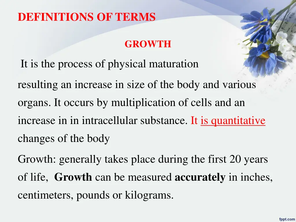 definitions of terms