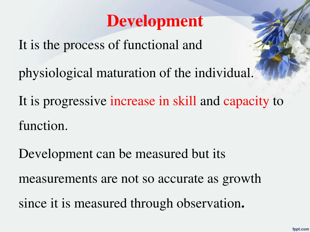development