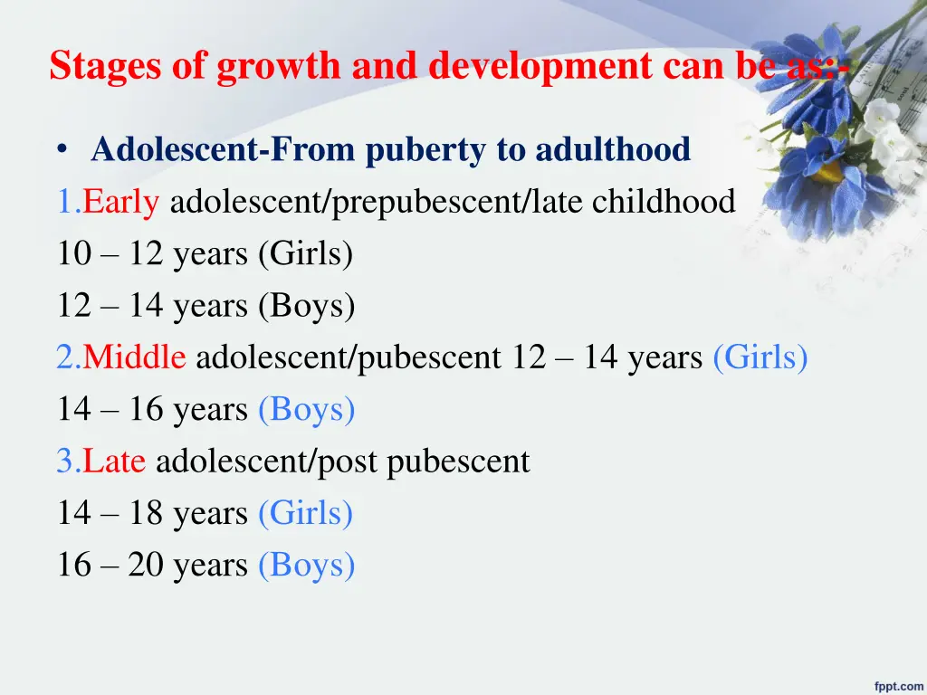 stages of growth and development can be as 2