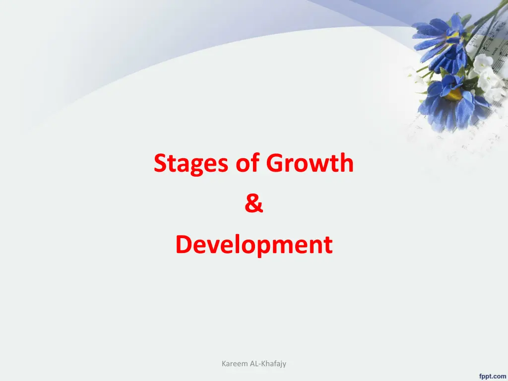 stages of growth development