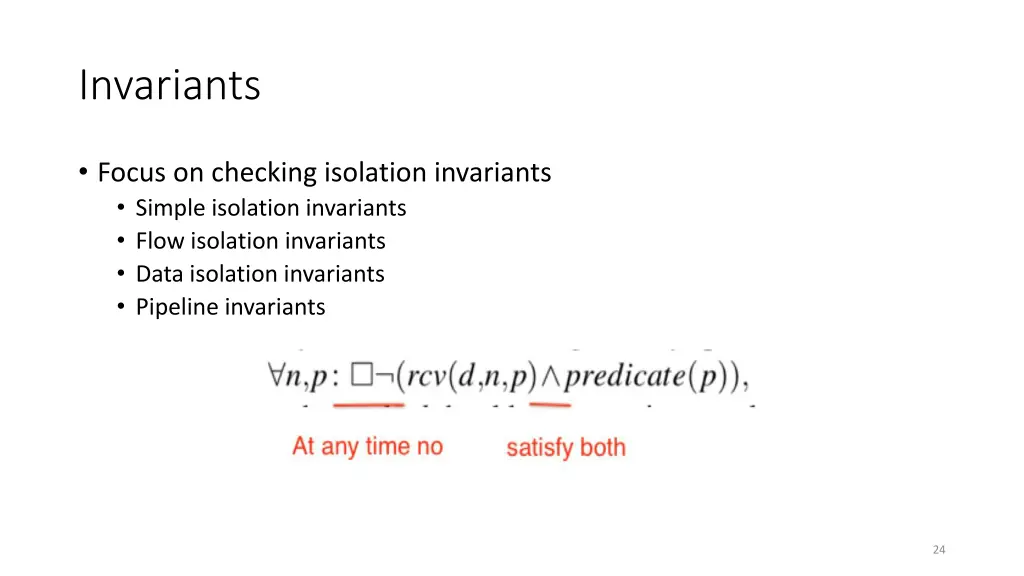 invariants