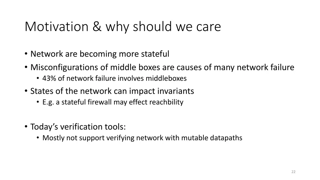 motivation why should we care