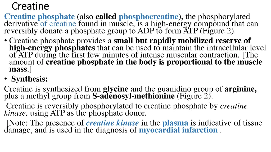 creatine creatine creatine phosphate also called