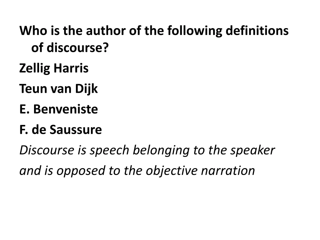 who is the author of the following definitions