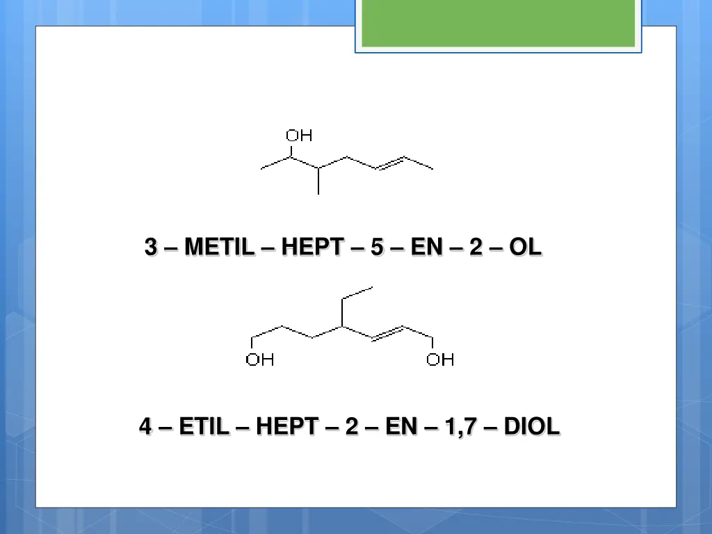 3 metil hept 5 en 2 ol