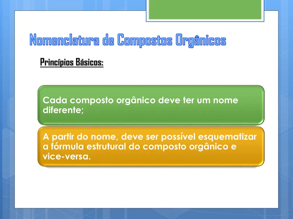nomenclatura de compostos org nicos