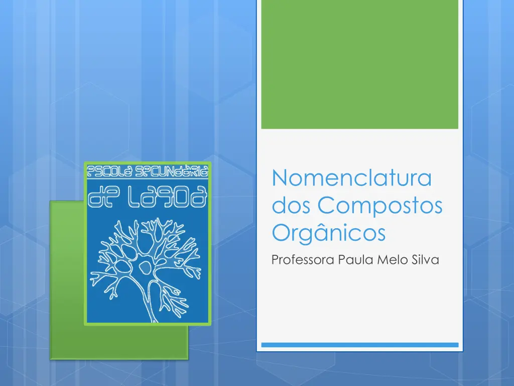 nomenclatura dos compostos org nicos professora