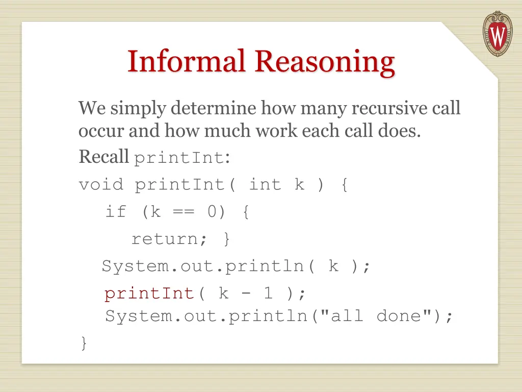 informal reasoning
