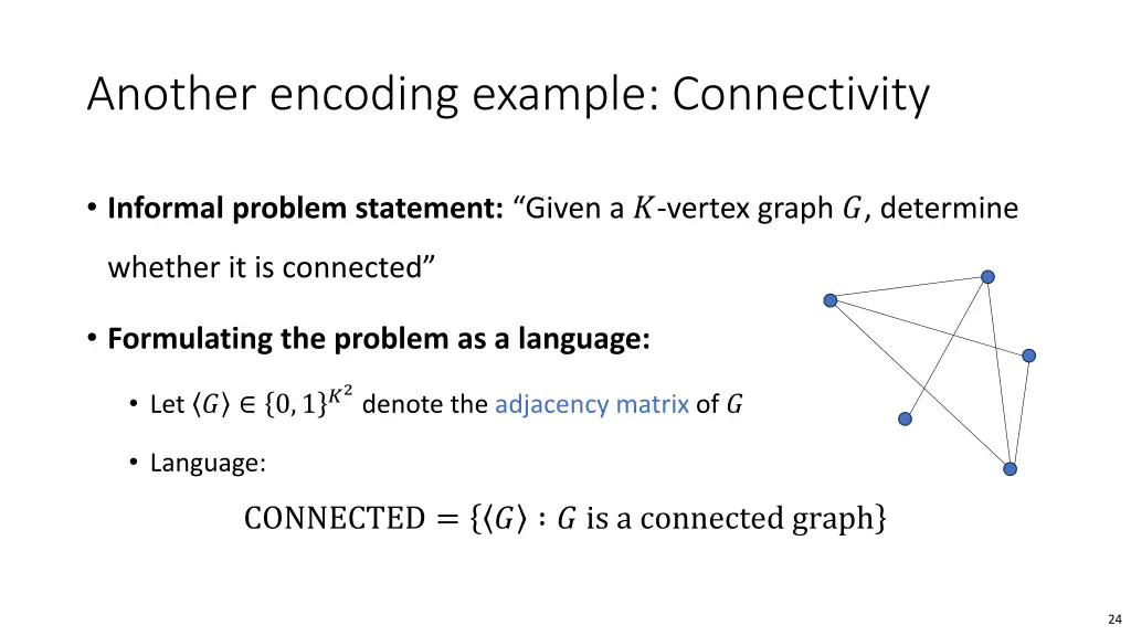 another encoding example connectivity