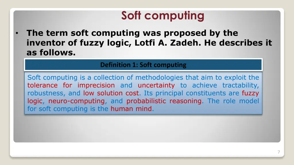 soft computing