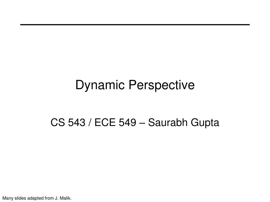 dynamic perspective