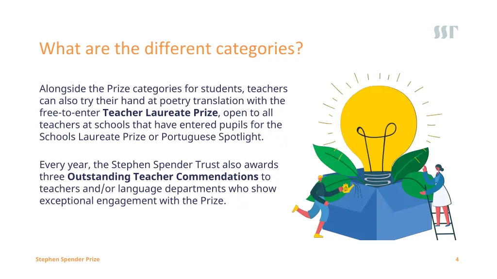 what are the different categories 1