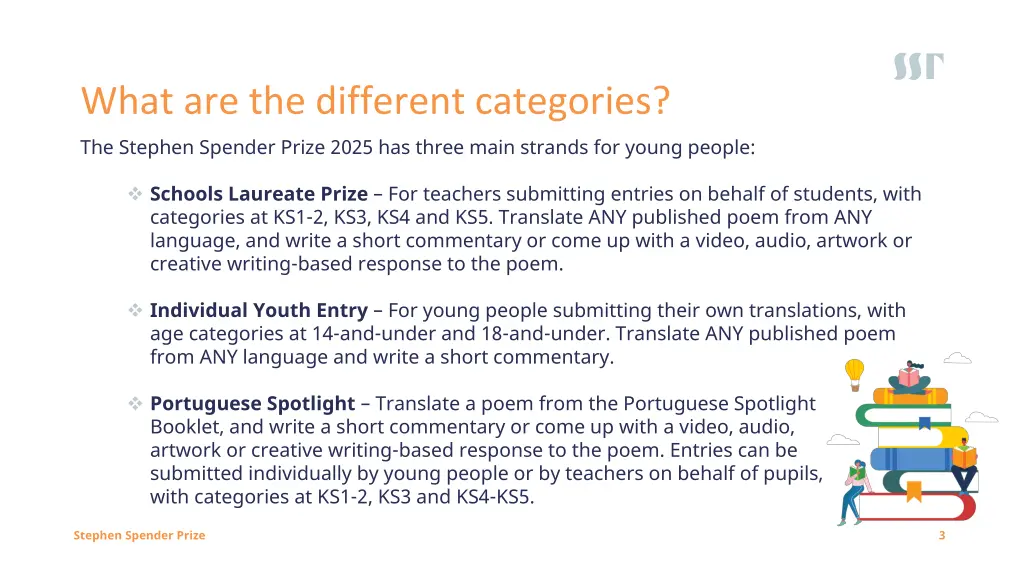 what are the different categories