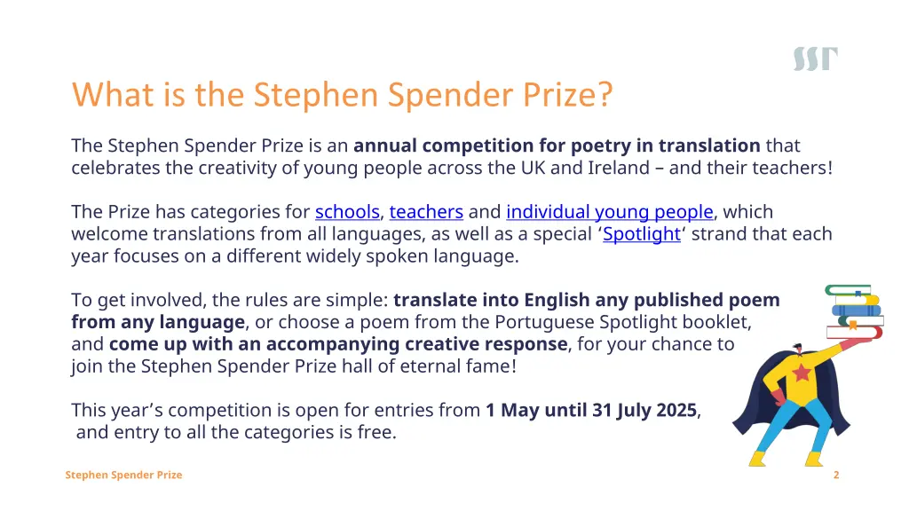what is the stephen spender prize