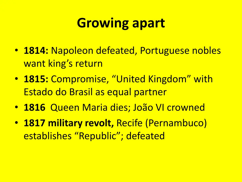 growing apart 1