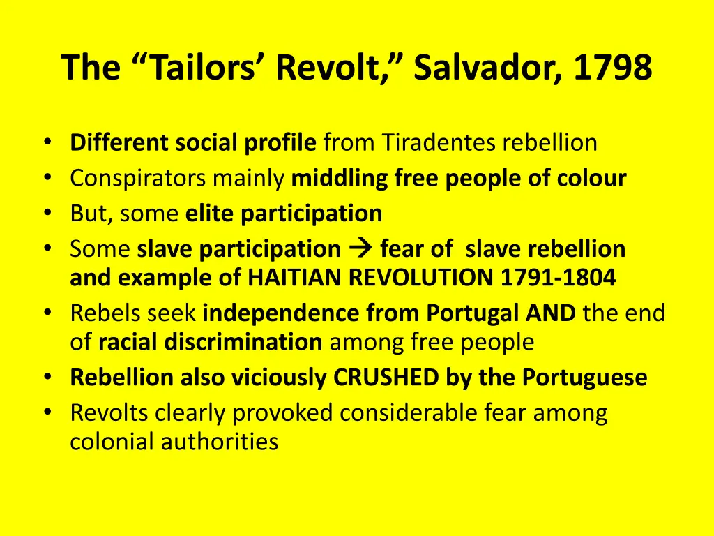 the tailors revolt salvador 1798