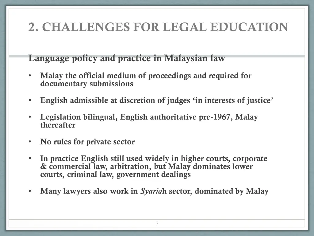 2 challenges for legal education 2