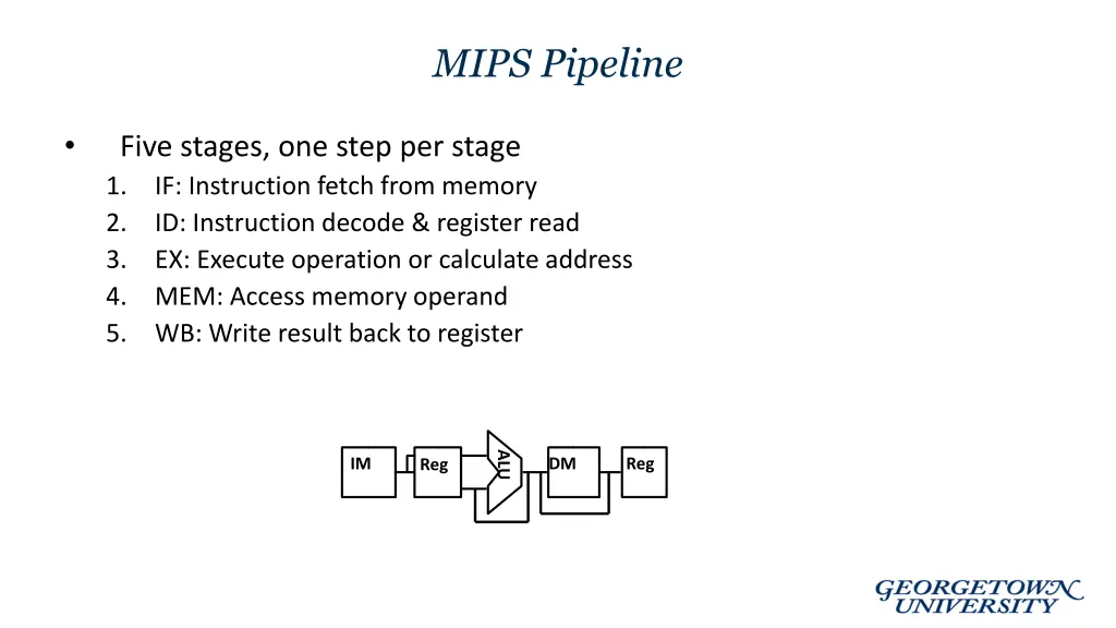 mips pipeline