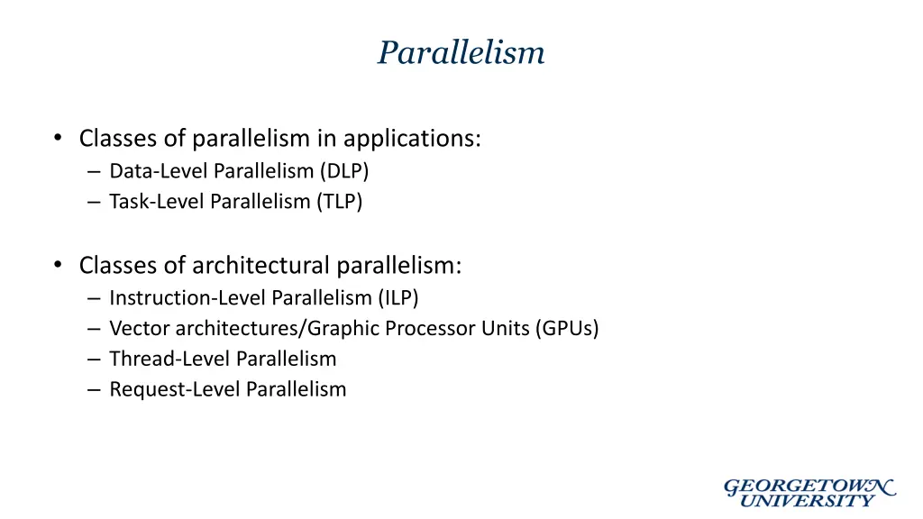 parallelism
