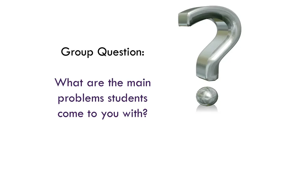 group question 1