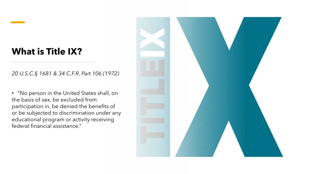 what is title ix 1