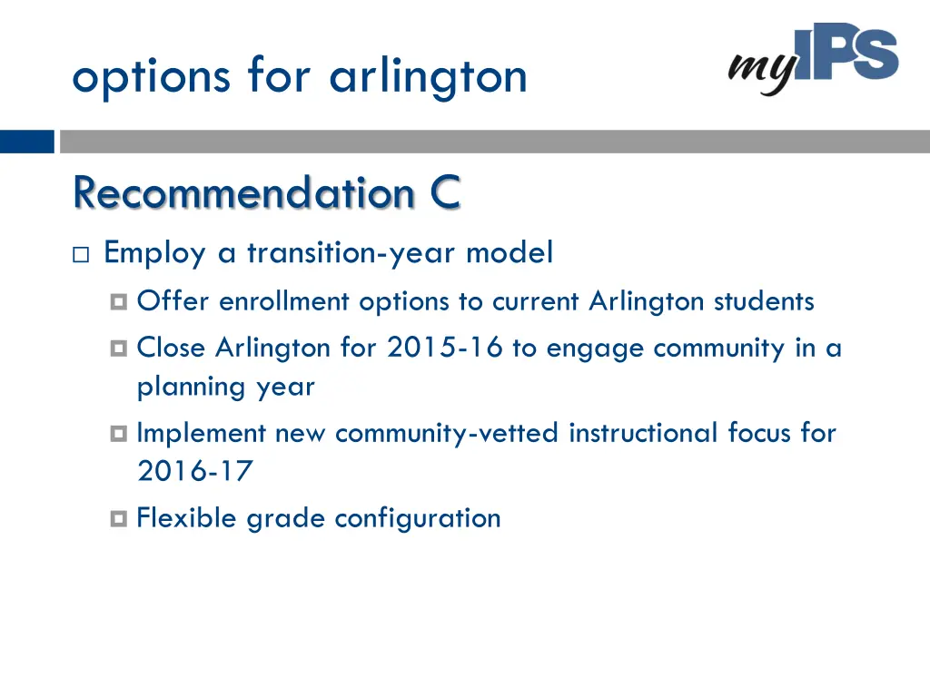 options for arlington 2