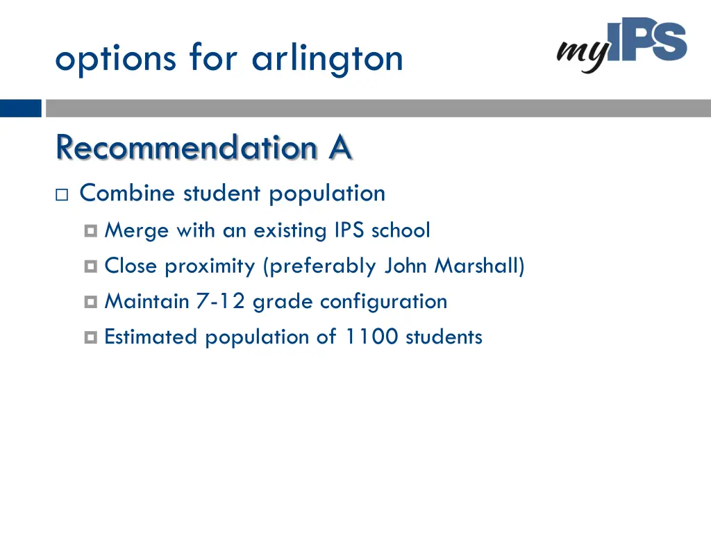 options for arlington