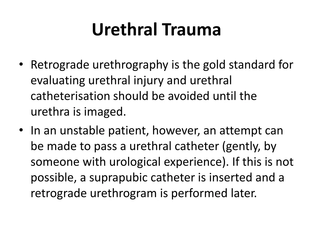 urethral trauma 1